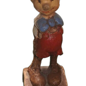 Vintage 1940's Pinocchio Resin Statue Figurine - 5"H
